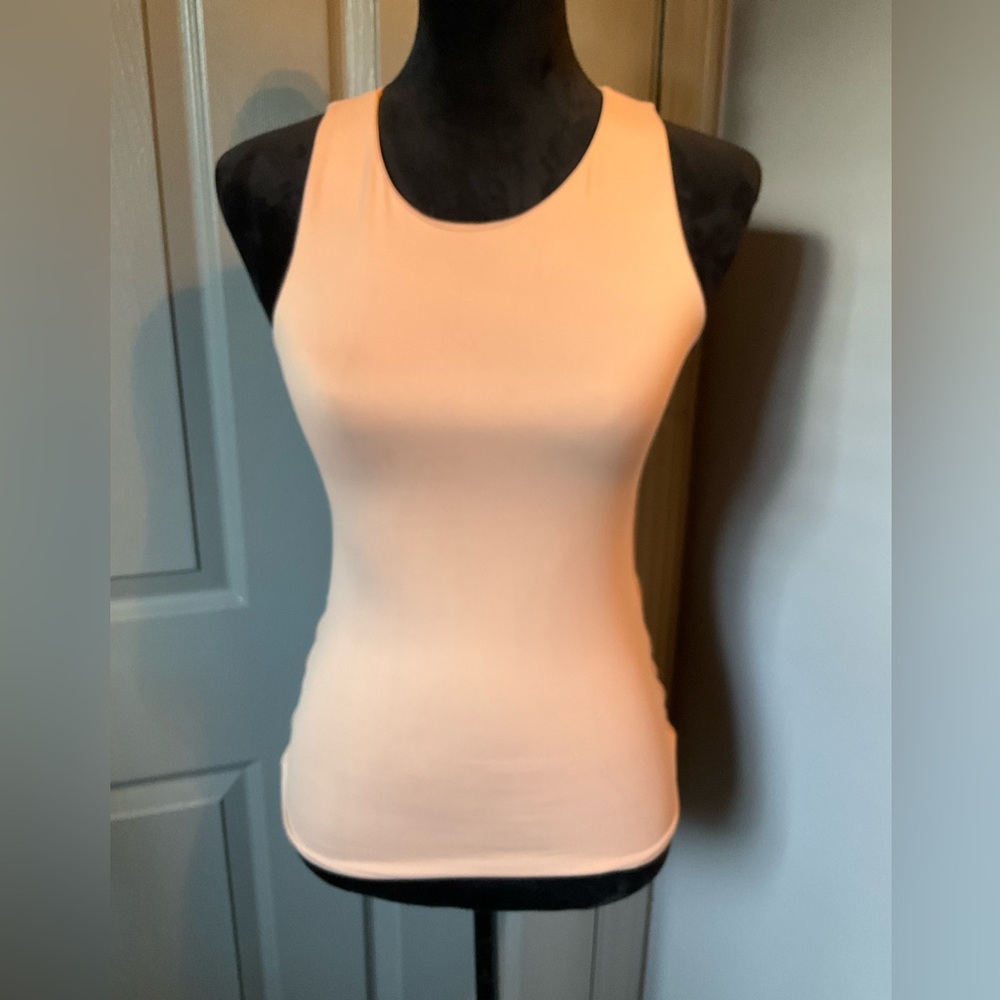 Second Skin S Latte Blush Maria Muscle Tee